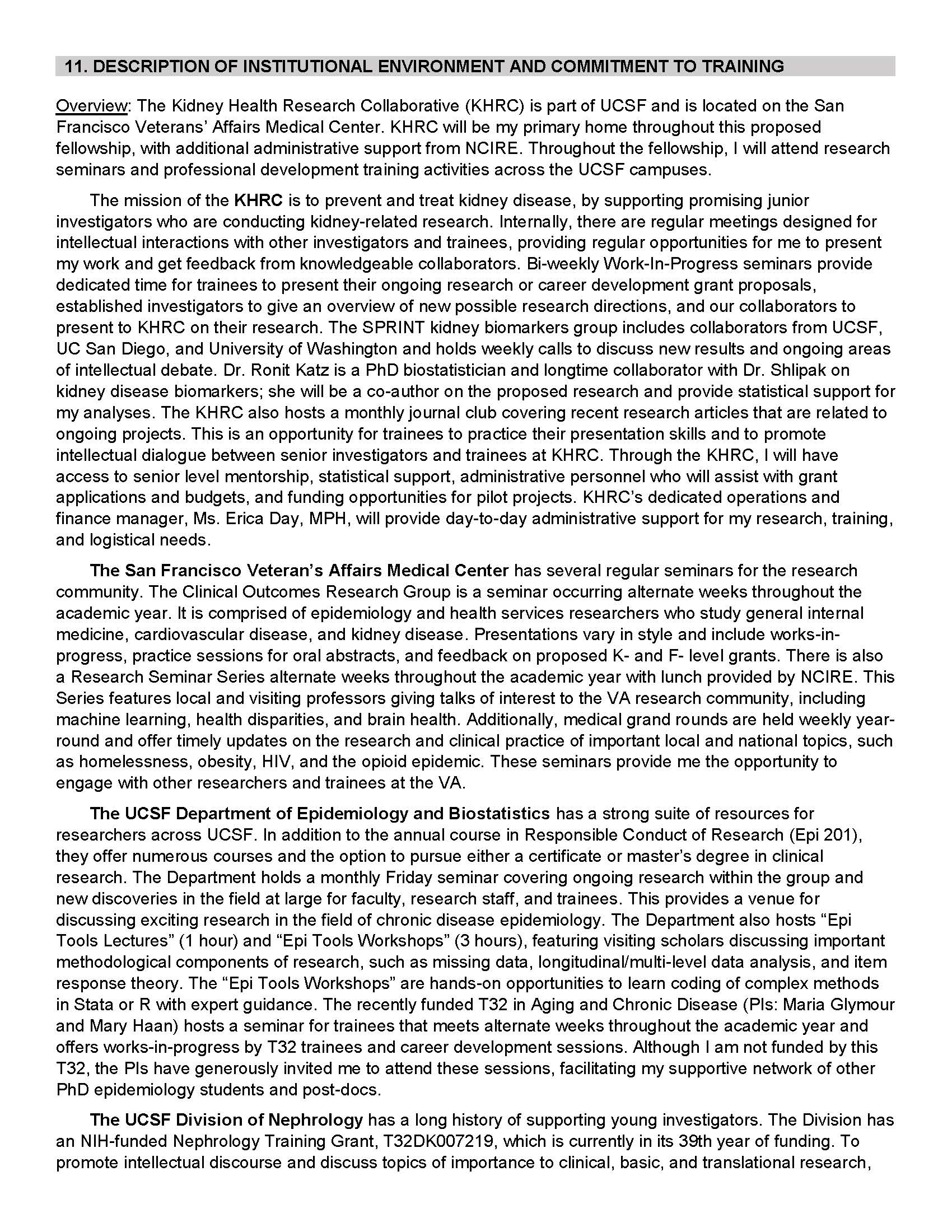 description of institutional environment 1