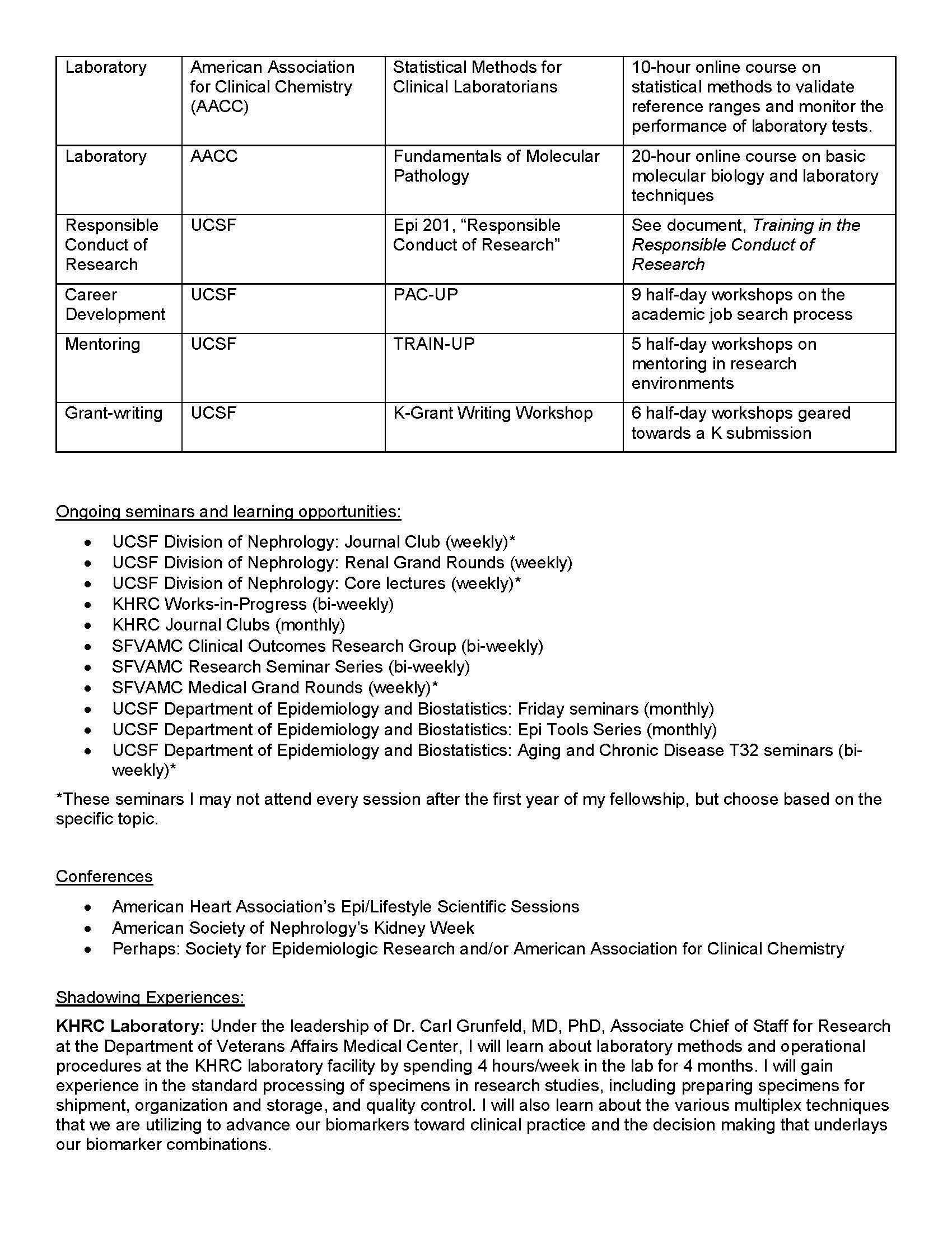 applicants background and training 4