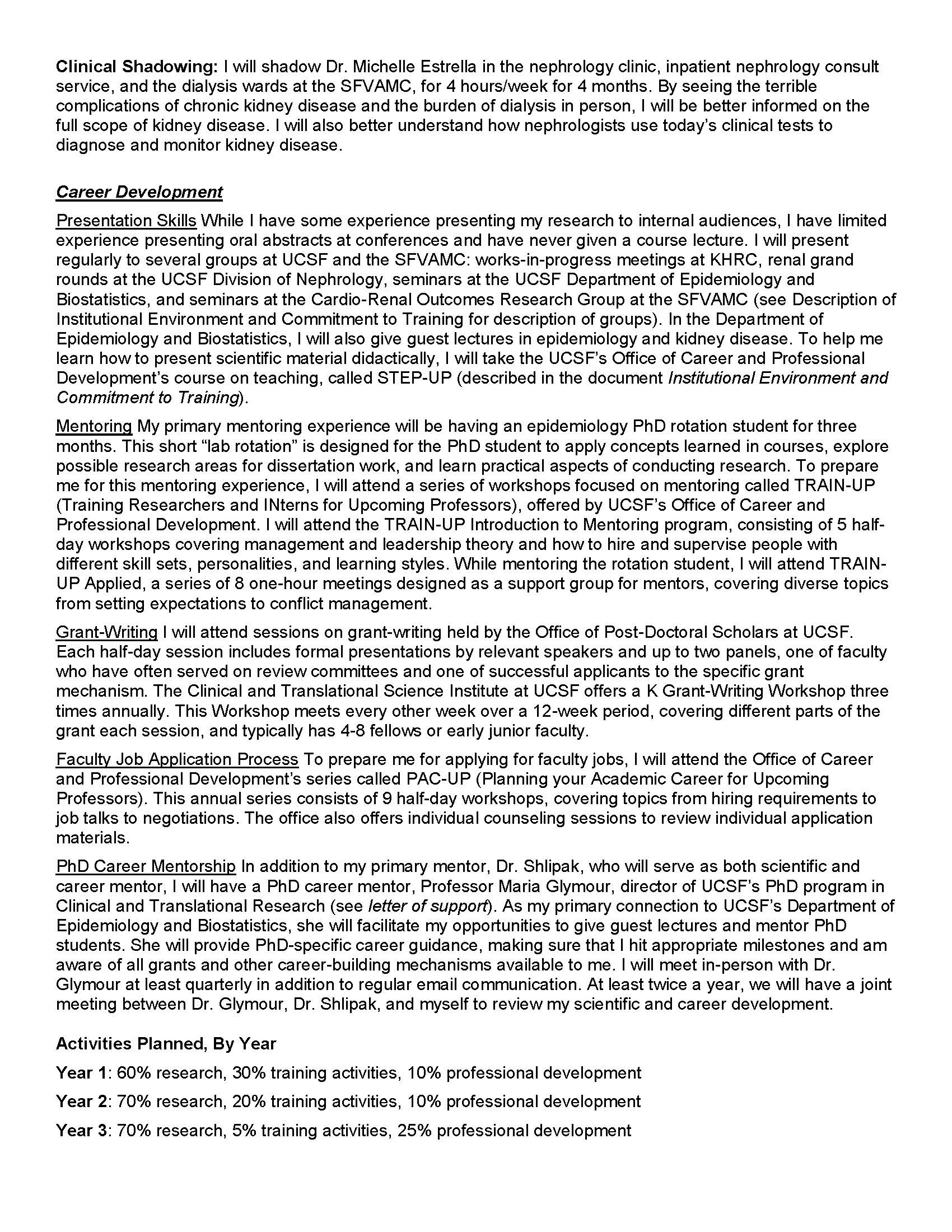 applicants background and training 5