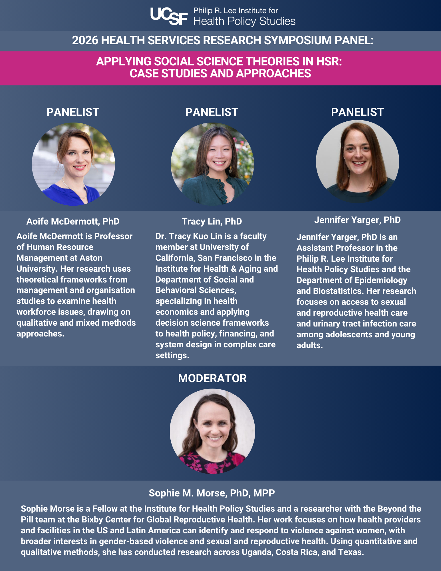 2026 Health Services Research Symposium Panel