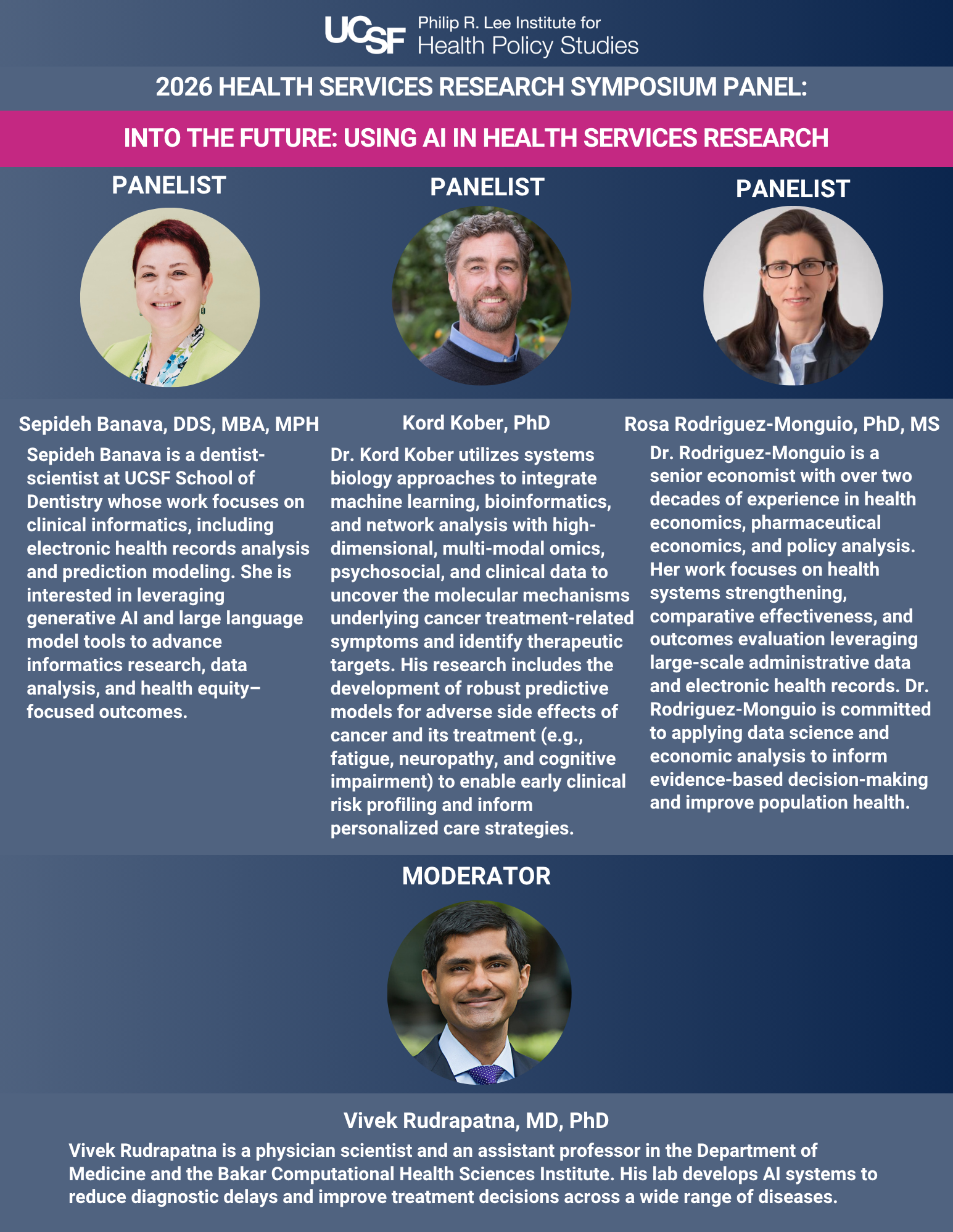 2026 Health Services Research Symposium Panel