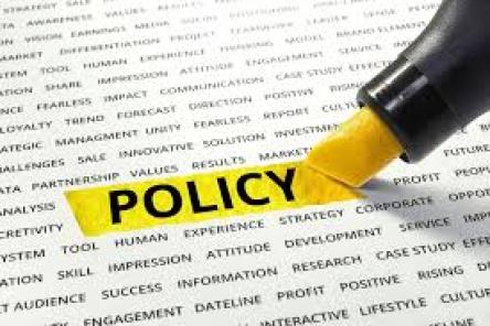 Policy highlighted on a page
