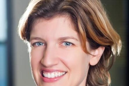 Jen Flory looking at camera and smiling